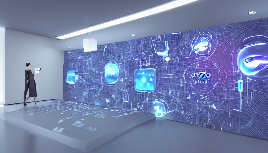 AI数字画室：一组充满未来科技风格的壁纸(3)